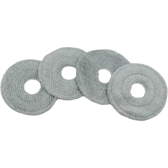 Replacement Mop Cloth Compatible with Dreame X30 Master X40 Ultra Gen2 X40 Master E30 Ultra RMP8 Vacuum Cleaner Spare Parts 4 Pack