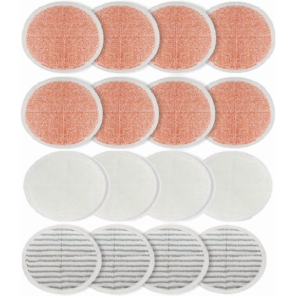 Replacement Mop Pads 16 Pack Compatible with Bissell Spinwave 2124 2039 2307