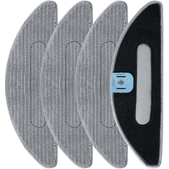 Replacement Mop Pads Compatible with iRobot Roomba Combo i5 Plus Parts, 4 Pack