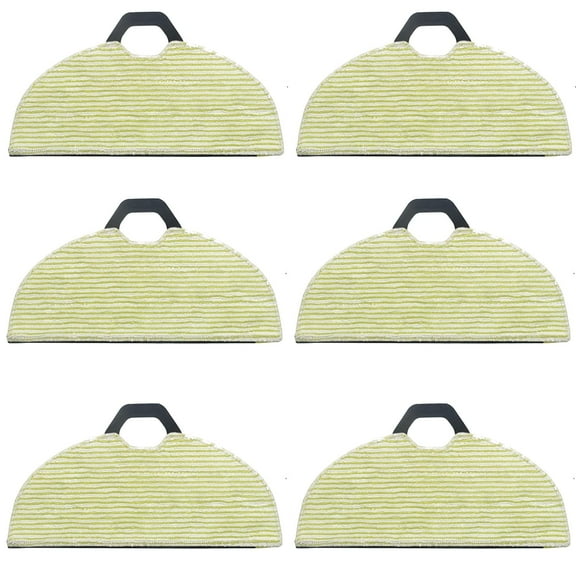 Replacement Mop Pads Refill Compatible Shark AI Robot Vacuum Cleaner AV2610WA RV2610WA RV2410WD RV2610WD RV2610WFUS Accessories Spare Parts,Part Model #: PADRVWD2(Large size 6 Pack)