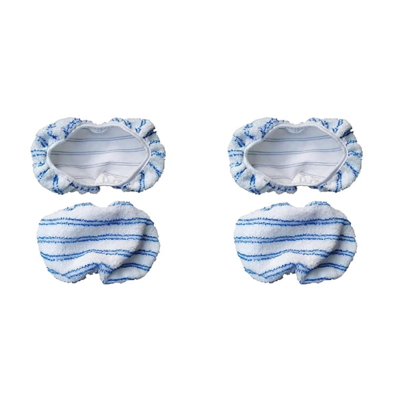 Replacement Mop Pads for Hardwood Floors - Microfiber Cleaning Pads - Fits Standard Flat Mop Heads - Machine Washable & Reusable