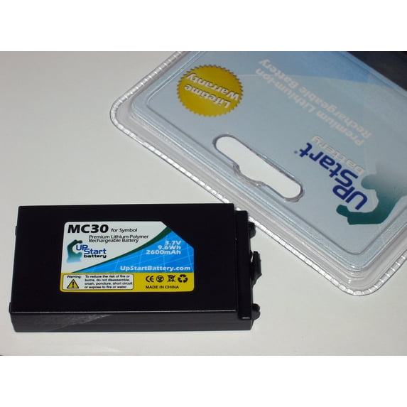 Replacement Motorola SY-MC30 Battery for Motorola MC3000, MC3090, 55-060112-86, SY29L-1D, BTRY-MC30KABOE, CS-MC30SL, MC30, MC3090, MC3070 Laser Series Barcode Scanners (2600mAh, 3.7V, Lithium-Polymer)