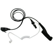 Replacement Motorola XPR7350 FBI Earpiece with Push to Talk PTT Microphone - Acoustic Earphone For Motorola XPR7350 Radio - Headset for Security and Surveillance