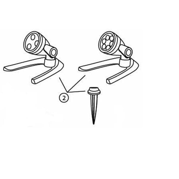 Replacement Mounting Kit for 3-Watt & 6-Watt LED Spotlight - G2
