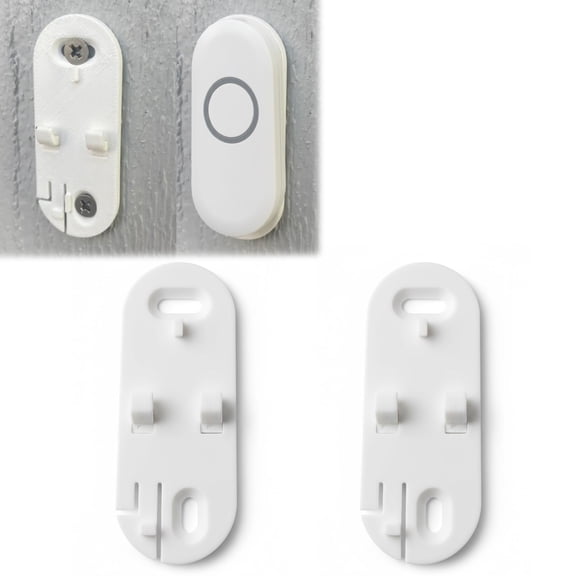 Replacement Mounting Plate for Honeywell DCP311 DCP511 DCP911 Doorbells, Wall Bracket Attachment Base for Wireless Chime Installation, 2PCS