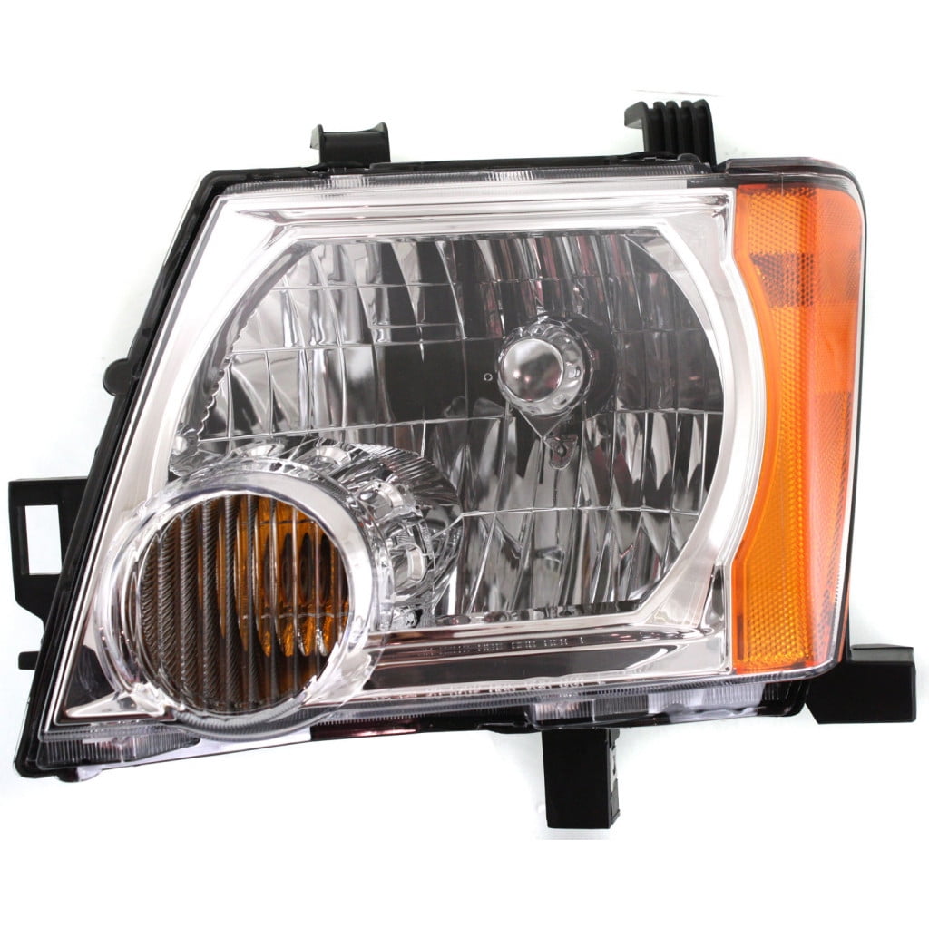 Replacement N100138Q Headlight Compatible With 2005-2015 Nissan Xterra Left Driver Halogen With bulb(s) CAPA Certified