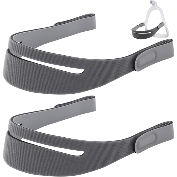 Replacement N30i/P30i Headgear - Compatible with AirFit N30i & P30i Nasal Pillow Masks Adjustable Ultra-Soft Headgear with Enhanced Hook and Loop Tape for CPAP Machine (2 Pack)