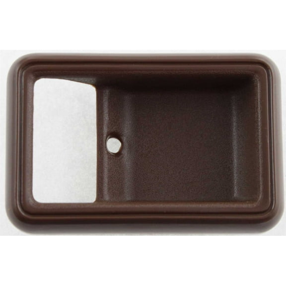 Replacement N462702 Door Handle Trim Compatible with 1980-1986 Nissan 720 Front, Driver or Passenger Side Brown