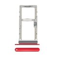 thumbnail image 1 of Replacement Nano Sim Card + Micro SD Card Tray For LG Velvet - Red, 1 of 3