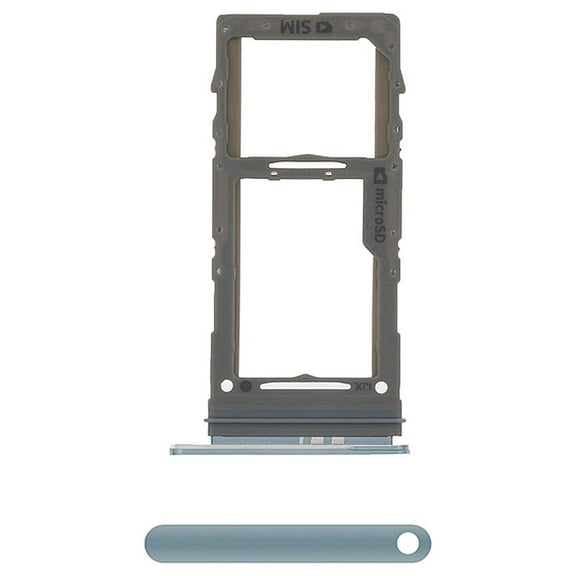 Replacement Nano Sim Card + Micro SD Card Tray For Samsung Galaxy S20 5G / S20+ Plus / S20 Ultra - Cloud Blue