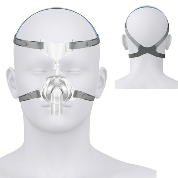 Replacement Nasal Pillow CPAP Accessory Set , Strap and Short Tube