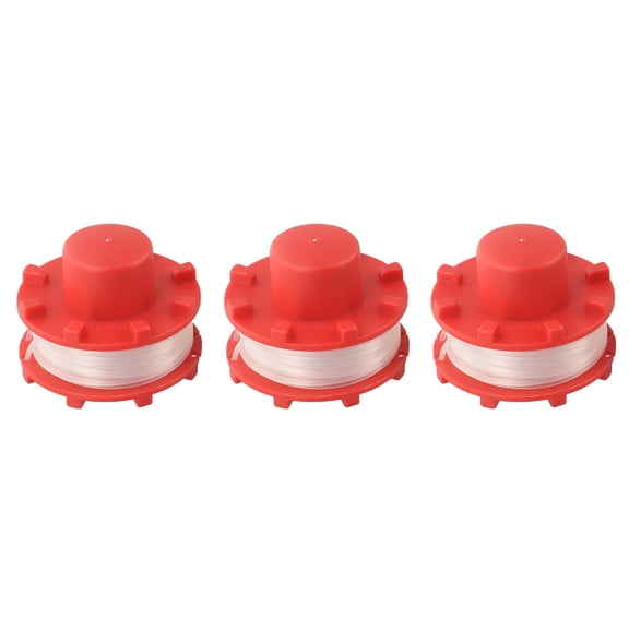 Replacement Nylon Line Spool for GE-CT 36/30 Li E and for AGILLO 36/255 BL & 18/200 String Trimmers 2 mm Diameter, 8 m (26.5 ft) per Spool, 3-Pack