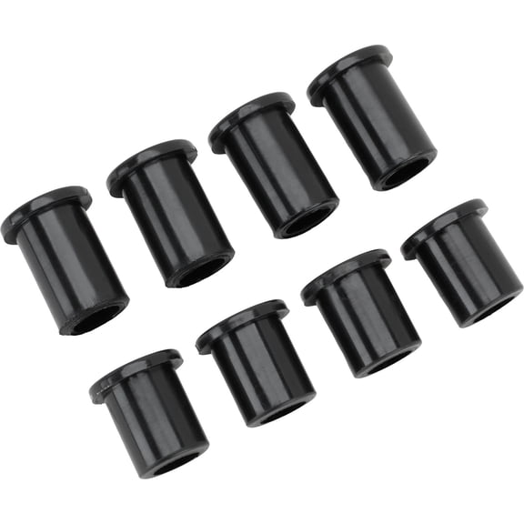 Speedway Motors Replacement Nylon Shackle Bushings for 2 Inch Leaf Spring Fits 3/4 Inch Spring Eye Accepts 1/2 Inch Shackle Bolt Set of 8 for One Pair