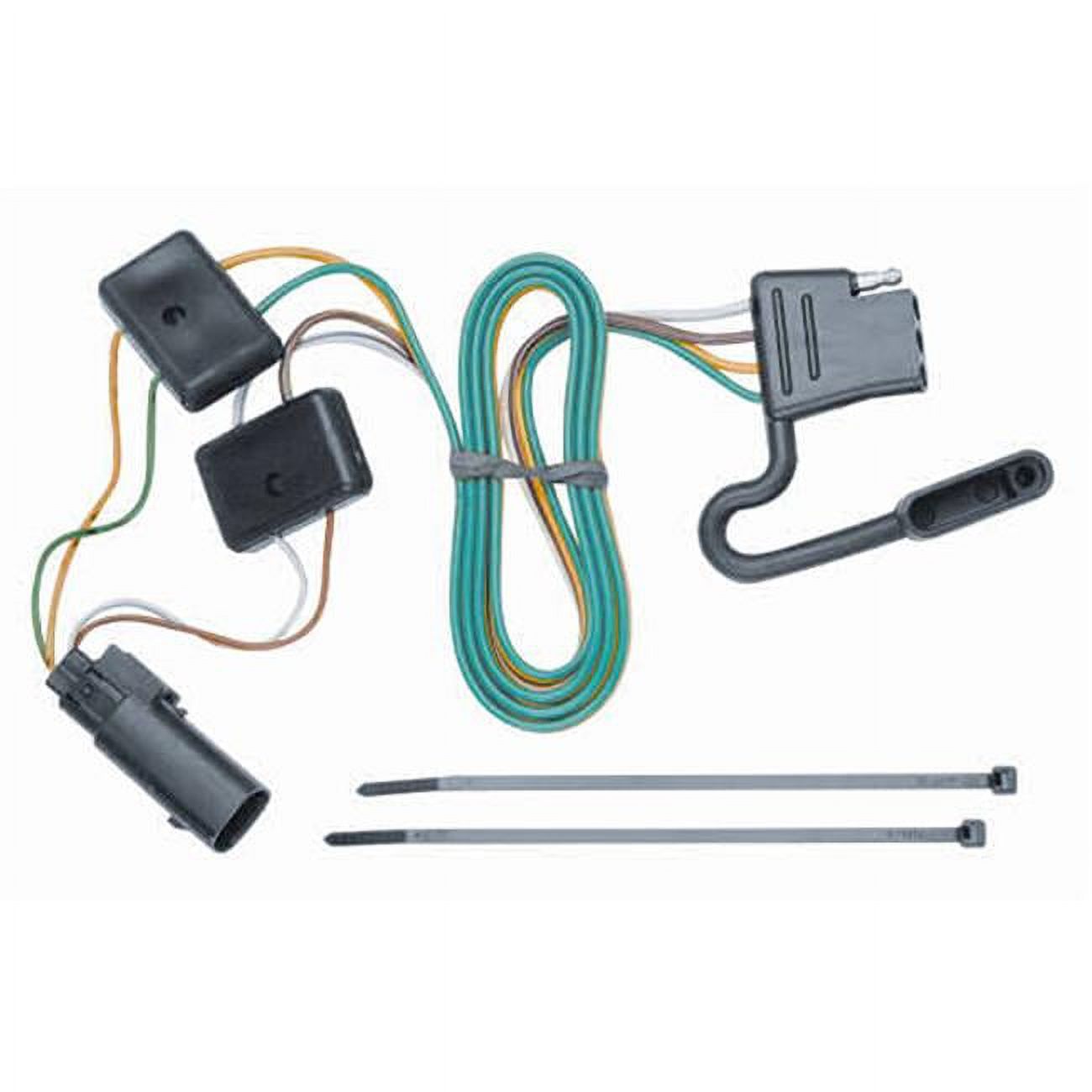 Replacement OEM Tow Package Wiring Harness 4Flat, 3.98 x 1.88 x 8.88