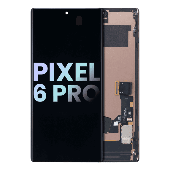 Replacement OLED Assembly With Frame(With Finger Print Sensor)Compatible With Google Pixel 6 Pro(Genuine OEM)-All Colors