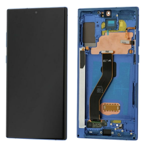 Replacement OLED Display Touch Screen Digitizer Assembly With Frame For Samsung Galaxy Note 10+ Plus - Blue