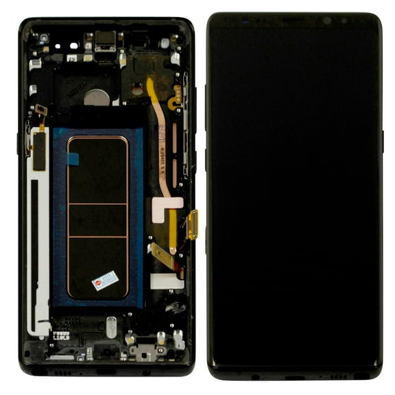 Replacement OLED Screen Digitizer Touch Screen Assembly With Frame For Samsung Galaxy Note 8 - Black