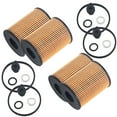 Replacement Oil Filter Kit 4 Sets with Seals 263502S000 for Hyundai