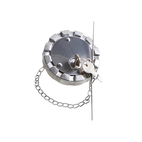 Replacement Oil Tanks Cap Lid with Keys Truck Accessories Easy Installation Stainless Locking Oil Cap