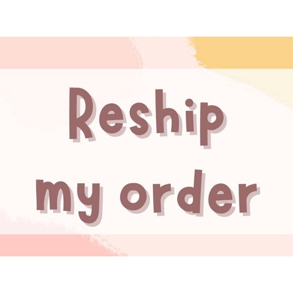 Replacement Order Support Sticker