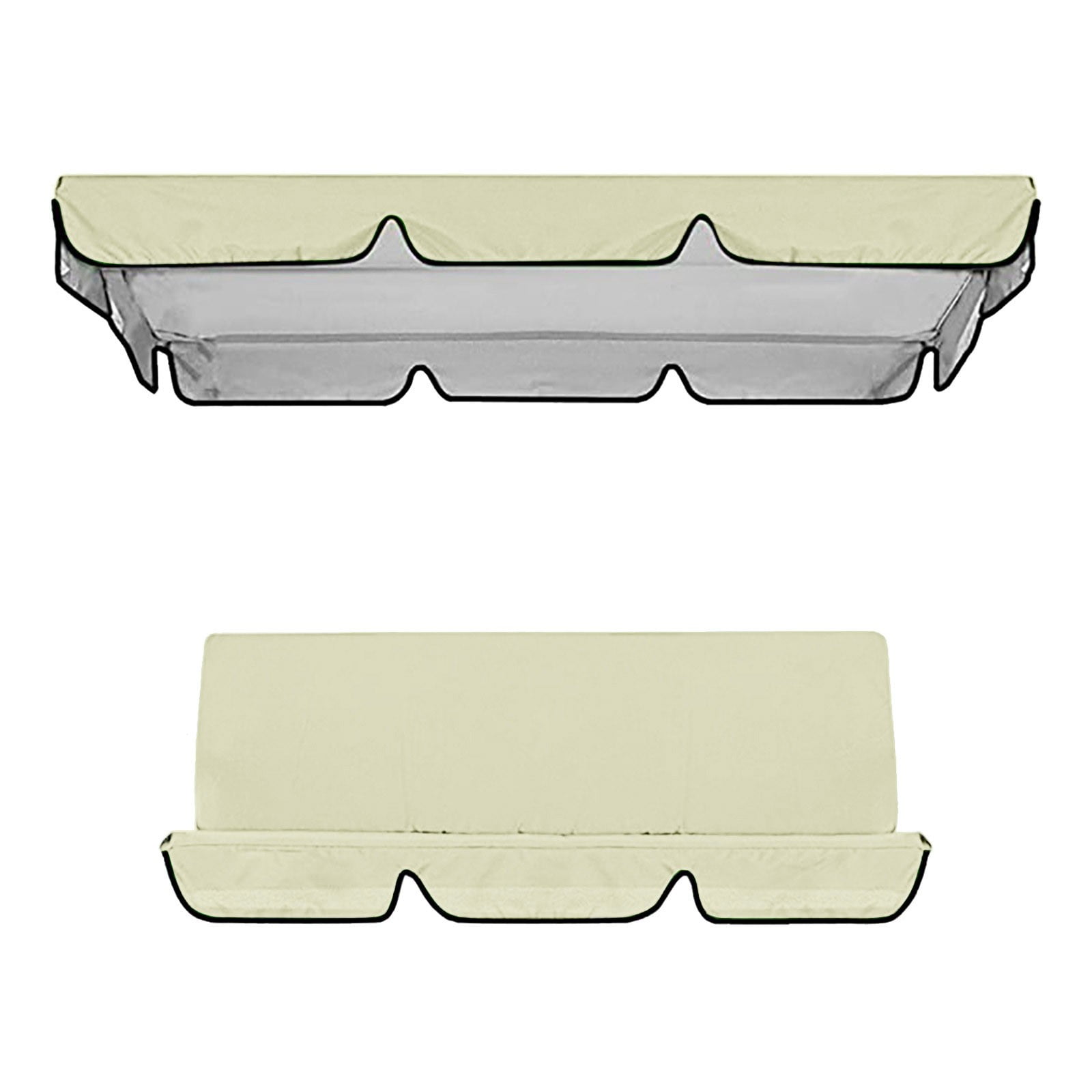 Replacement Outdoor Rain Ceiling Cover Cloth Courtyard Swing Cover