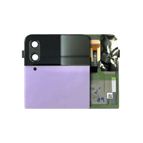 Replacement Outer OLED Assembly Compatible With Samsung Galaxy Z Flip 4 5G (Service Pack) (Bora Purple)