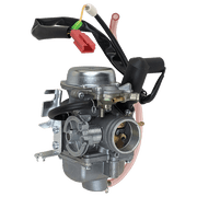 250cc Electric Choke GY6 30mm Carburetor for Water Cooled Units such as Honda Helix CH250 CN250 CF250 Eleite 250 HammerHead Dune Buggy GT GTS Kanid Kinroad JCL Moped Scooter ATV Go Kart