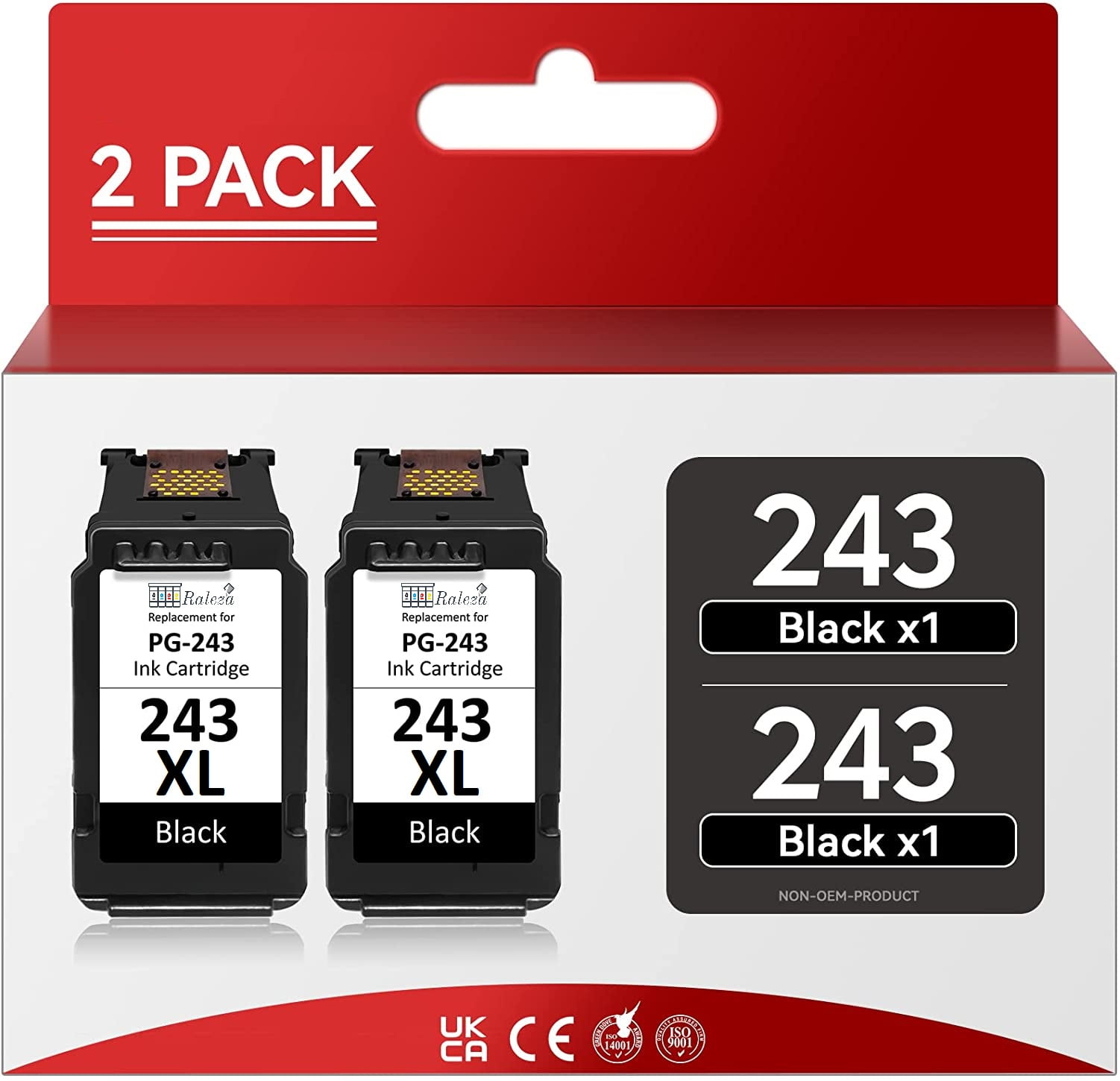 Replacement PG-243XL PG 243 XL High Yield Black Ink Cartridge ...