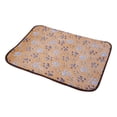 thumbnail image 1 of Replacement Pad for Dog Carrier Cat Carrier Pet Carrier, Plush and Rattan Mats, Double-Sided, Dog Bed Mat Crate Mat Kennel Pad(XL,Brown), 1 of 2