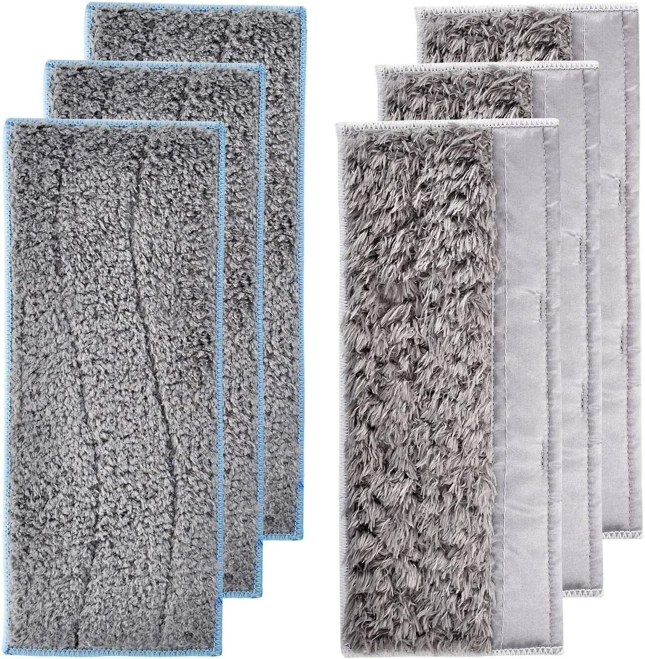 Replacement Pads for iRobot Braava Jet M6/6110 Robot Mop (3 Wet & 3 Dry