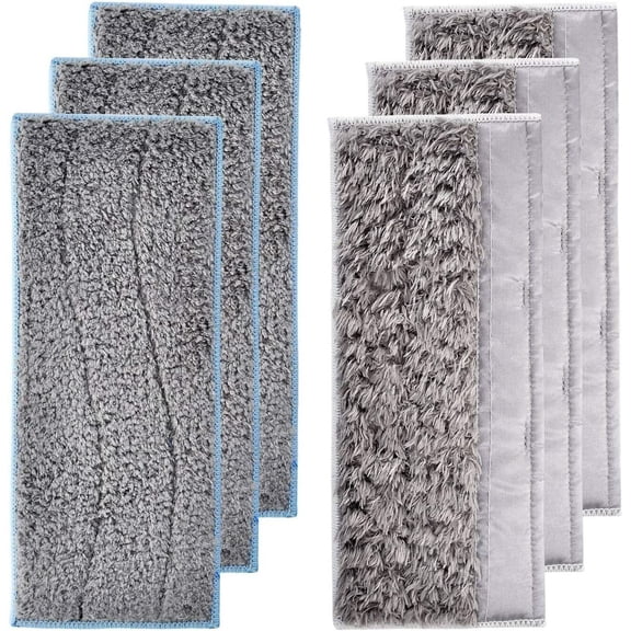 Replacement Pads for iRobot Braava Jet M6/6110 Robot Mop (3 Wet & 3 Dry)