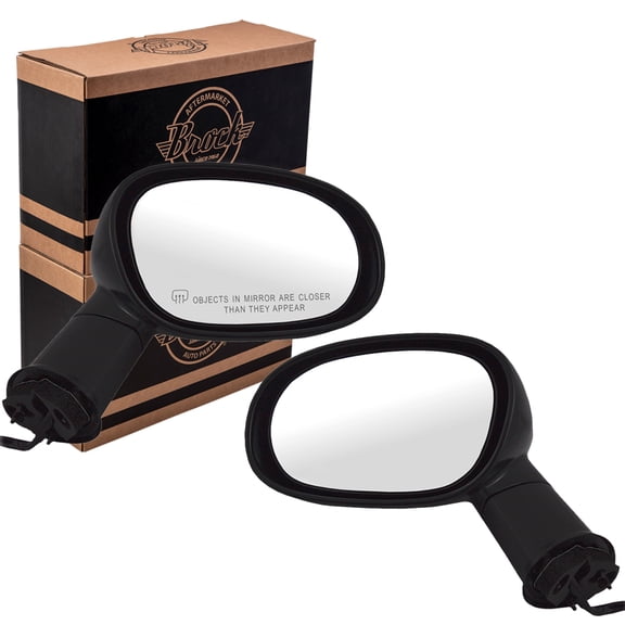 Brock Power Mirror for 2015-2019 Challenger Heated Manual Fold Set 5PE55DX8AD