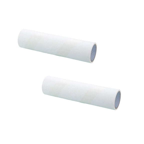 Moluckfu 2-Pack Replacement Sticky Paper Sheets for Lint Roller, High Adhesive White Sheets for Fabric, Furniture, Carpet Cleaning