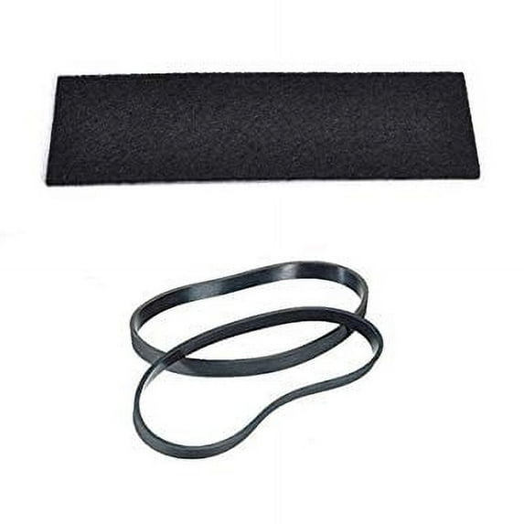 Replacement Part For Bissell Vacuum Cleaner 1 Filter with 2 Flat Belts Models 26T5, 35766, 3576M, 35452, 3525R, 3530D, 3530R, 46E5, 3545, 3545D, 3537, 3522, 35221, 35223, 35224, 35225, 35226, 3522R