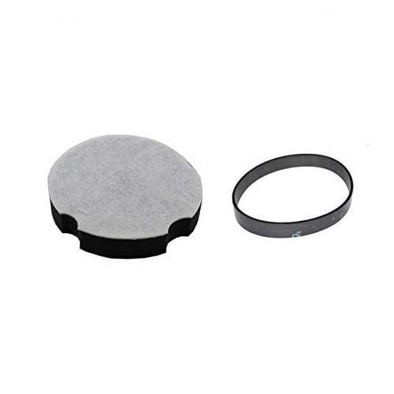 Replacement Part For Bissell Vacuum Cleaner 1 Filter with 1 Flat Belt Models 1520, 15204, 15207, 15208, 15209, 1520L, 1520N, 1520R, 1520U, 1520V, 1520W, 1520X, 1520Z, 21129, 2112R, 2112Z, 2112, 2690