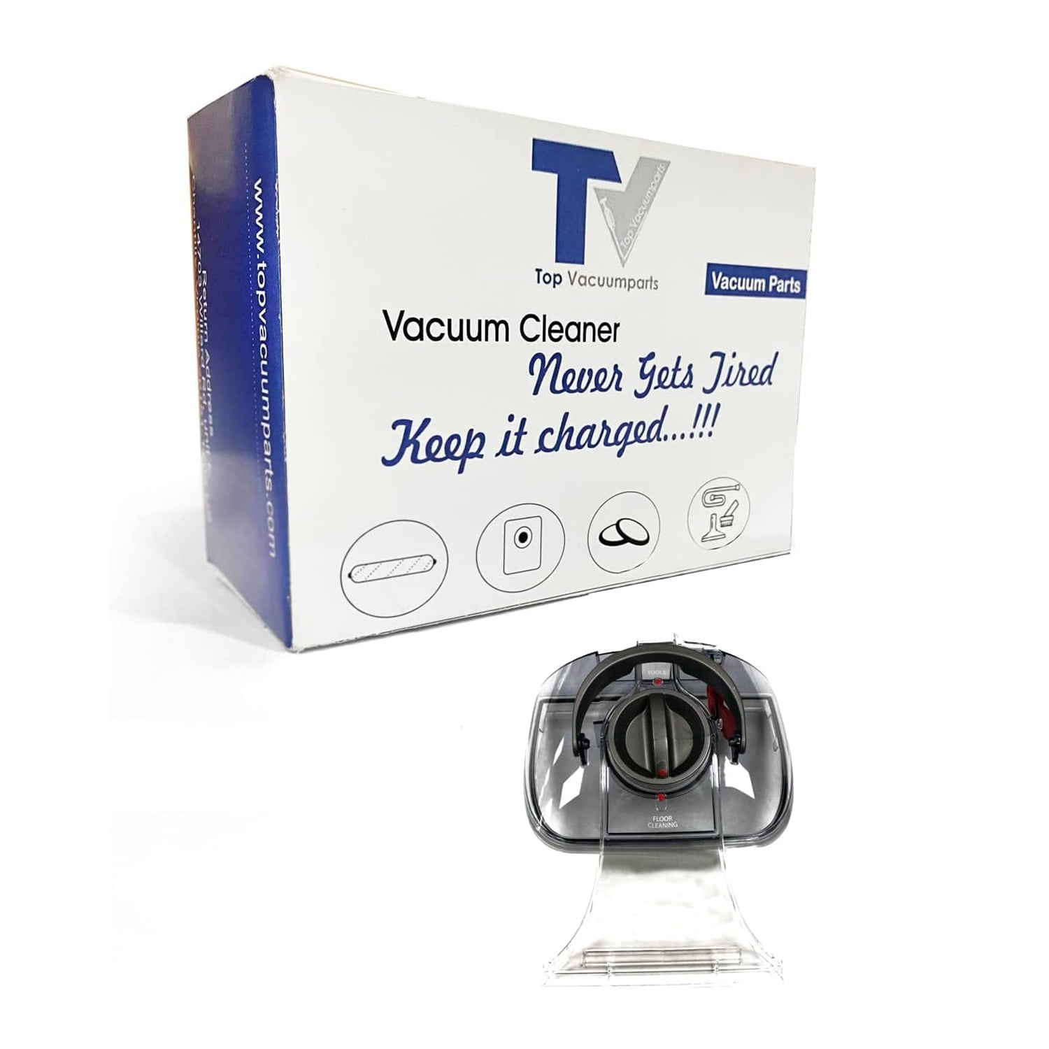 Replacement Part For Bissell Vacuum Infusion Lid for Fit Model 1391V, 1383, 1383R, 9500P, 9500, 20B4, 95003, 95008, 9400B, 89601, 94003, 93007, 94004, 94005, Part 2036660, 203-6660