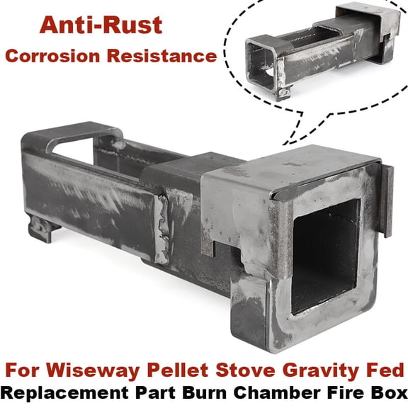 Replacement Part Burn Chamber Fire Box For Wiseway Pellet Stove Gravity Fed