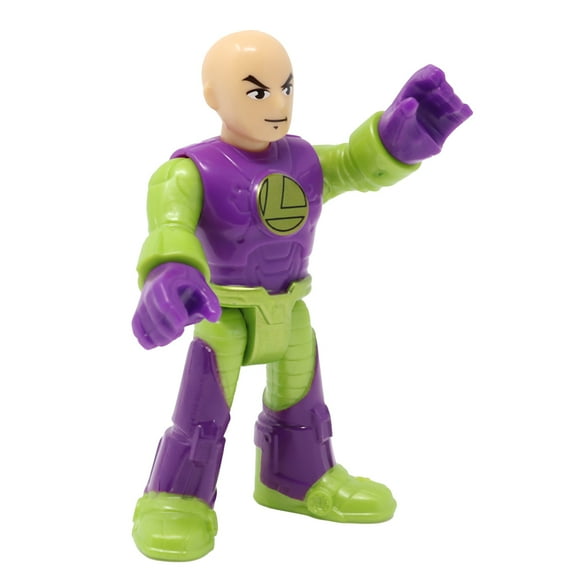 Replacement Part for Collectible Fisher-Price Imaginext Inspired by DC Superfriends Hero Villain Playset GNY62 - Replacement Poseable Lex Luthor Figure Dressed in Purple and Green
