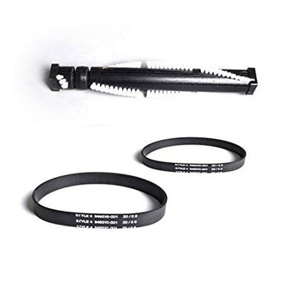 Replacement Part For Dirt Devil Scorpion Breeze Upright Vacuum Cleaner Roller Brush With 2Pk Feather Light Style 4 & 5 Belts // 1540310001 & 2881020000