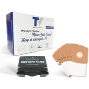 Replacement Part For Eureka Style HF8, Mighty Mite Hepa Filter With 9 micro filtration Vacuum Bags MM Mighty Mite 3670 and 3680 Canister Compare to Parts 60666, 60297