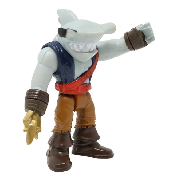 Replacement Part for Fisher-Price Imaginext Pirate-Ship Playset DRY15 and Mega Mouth Shark DHH66 - Replacement Mega Mouth Hammerhead Poseable Shark Figure with Trident Hand