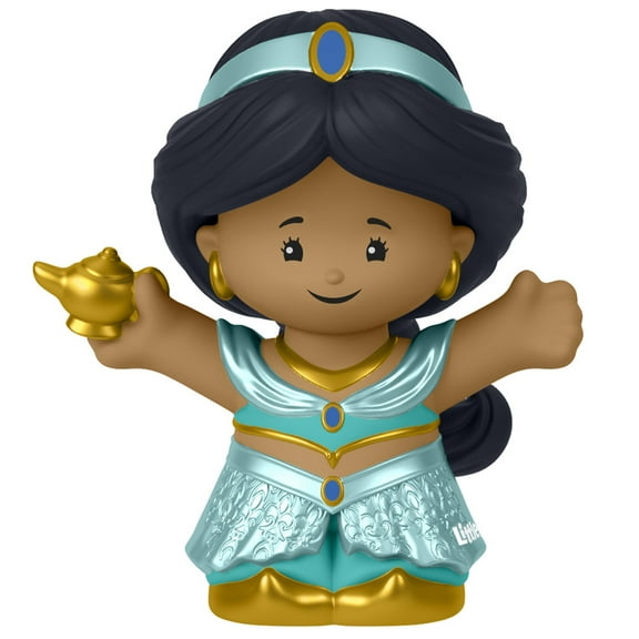 Replacement Part for Fisher-Price Little People Playset - HJW75 ~ Replacement Princess Jasmine Figure ~ She's Holding a Genie Lamp ~ Inspired by Disney Movie Aladdin
