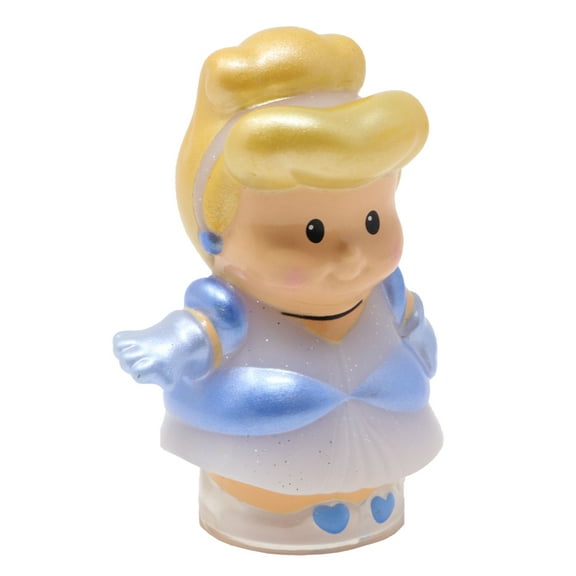 Replacement Part for Fisher-Price Little People Princess Castle Dollhouse Playset X6031 - Replacement Cinderella Figure Wearing Blue Ball Gown with Sparkles - Talking Castle Base