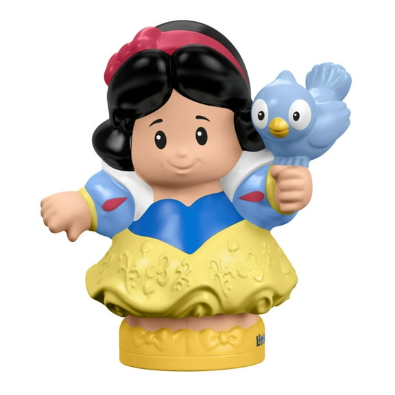 Replacement Part for Fisher-Price Little People Princess Playset - DWC36 ~ Replacement Figure ~ Princess Snow White Figure Holding Blue Bird ~ Works with Princess Castle Playset and Others too!