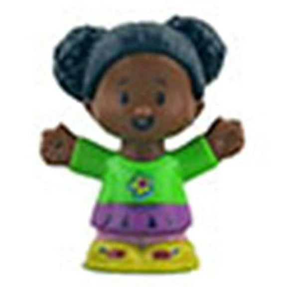 Replacement Part for Fisher-Price Little People Swing & Share Treehouse Playset - DYF19 ~ Replacement Little Girl Figure Tessa ~ Green Shirt with Flower