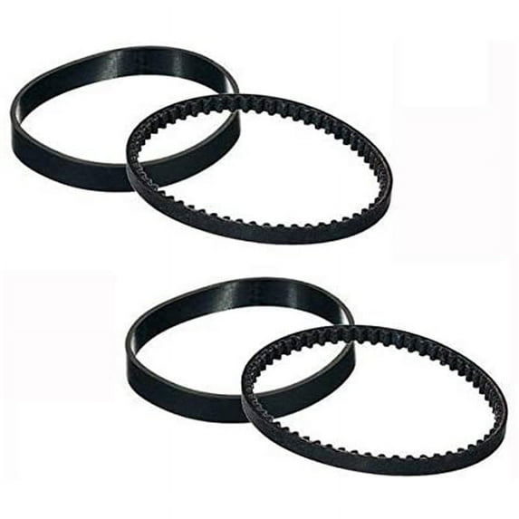 Replacement Part For Bissell 6960W Proheat Steamer 2 Flat & 2 Geared Belt Sets