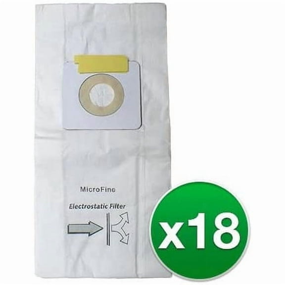EnviroCare Replacement Micro Filtration Vacuum Cleaner Dust Bags Designed to Fit Bissell Style 1 and 7 Uprights 18 Pack