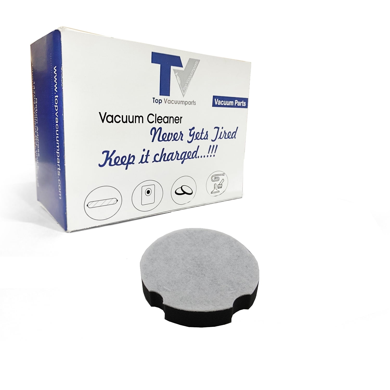 Top Vacuum Parts PowerForce Upright Vacuum Replacement Filter - Thumbnail 2