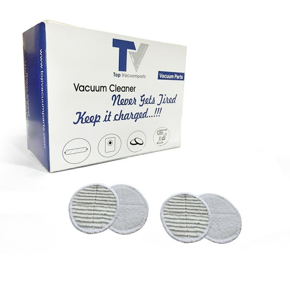 Replacement Part For Bissell Soft & Scrubby Mop Pads Kit For Spinwave 2039 Series (4 Pads Total ) # 1611297 & 1611298