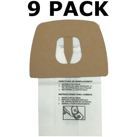 Replacement Part For Dirt Devil Type-F Paper Bags 9 Canister Vacuum Cleaner # 3200147001